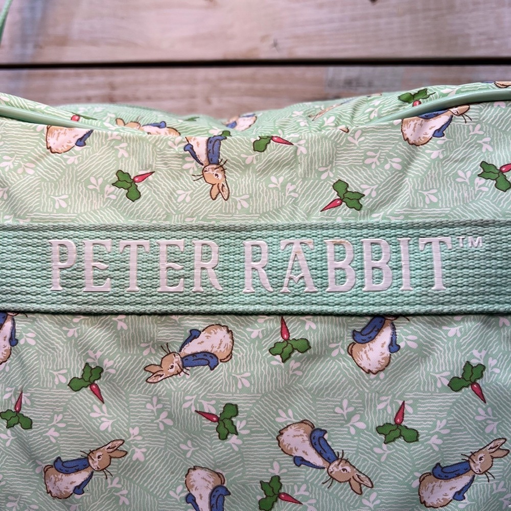 Peter Rabbit Mint Green Nylon Diaper‎ Messenger Bag Beatrix Potter Large